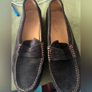 Tods suede loafers